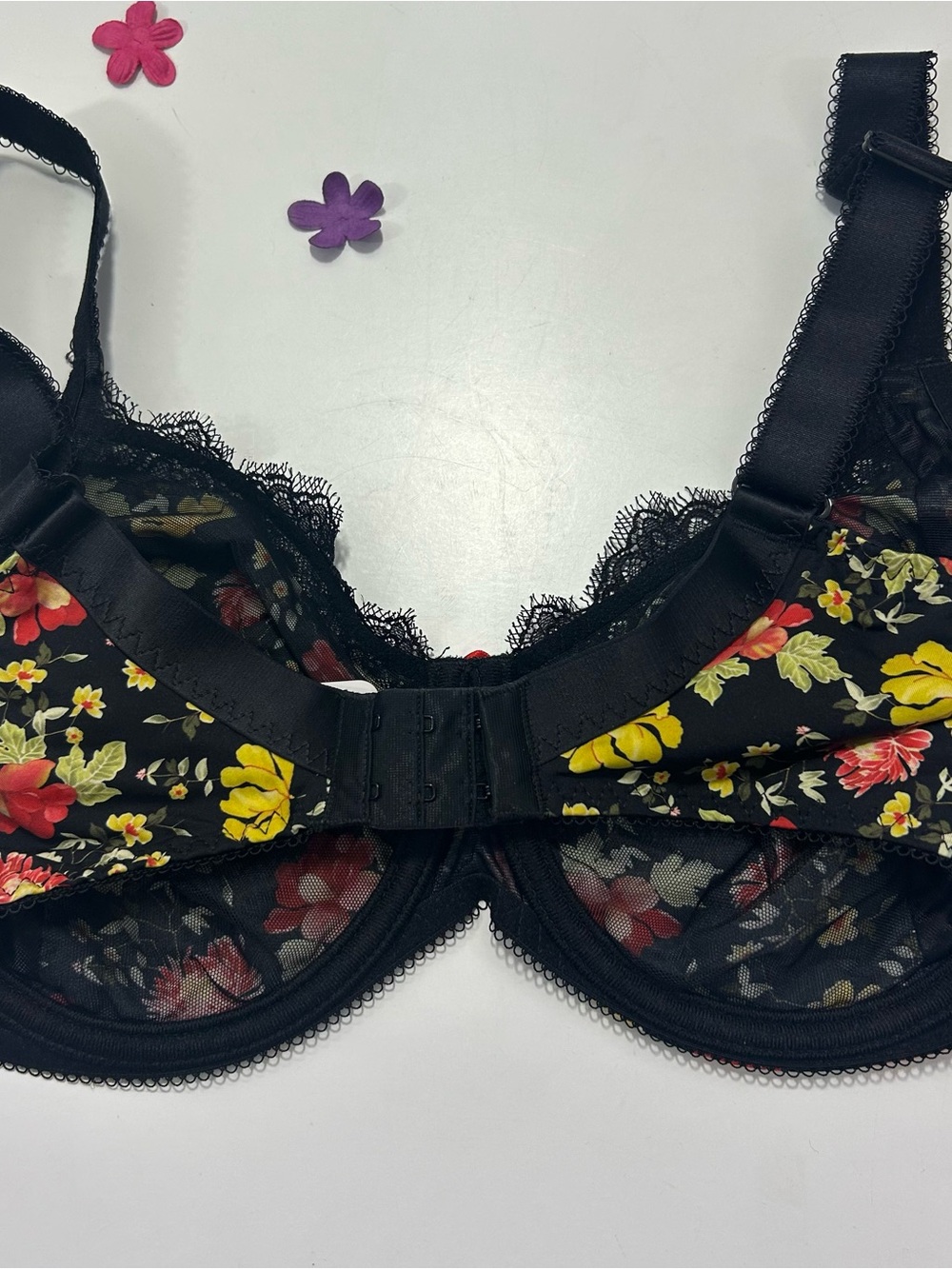 Lise Charmel Antigel Floral Unpadded Underwire Bra 36F NWT - Picture 3 of 5